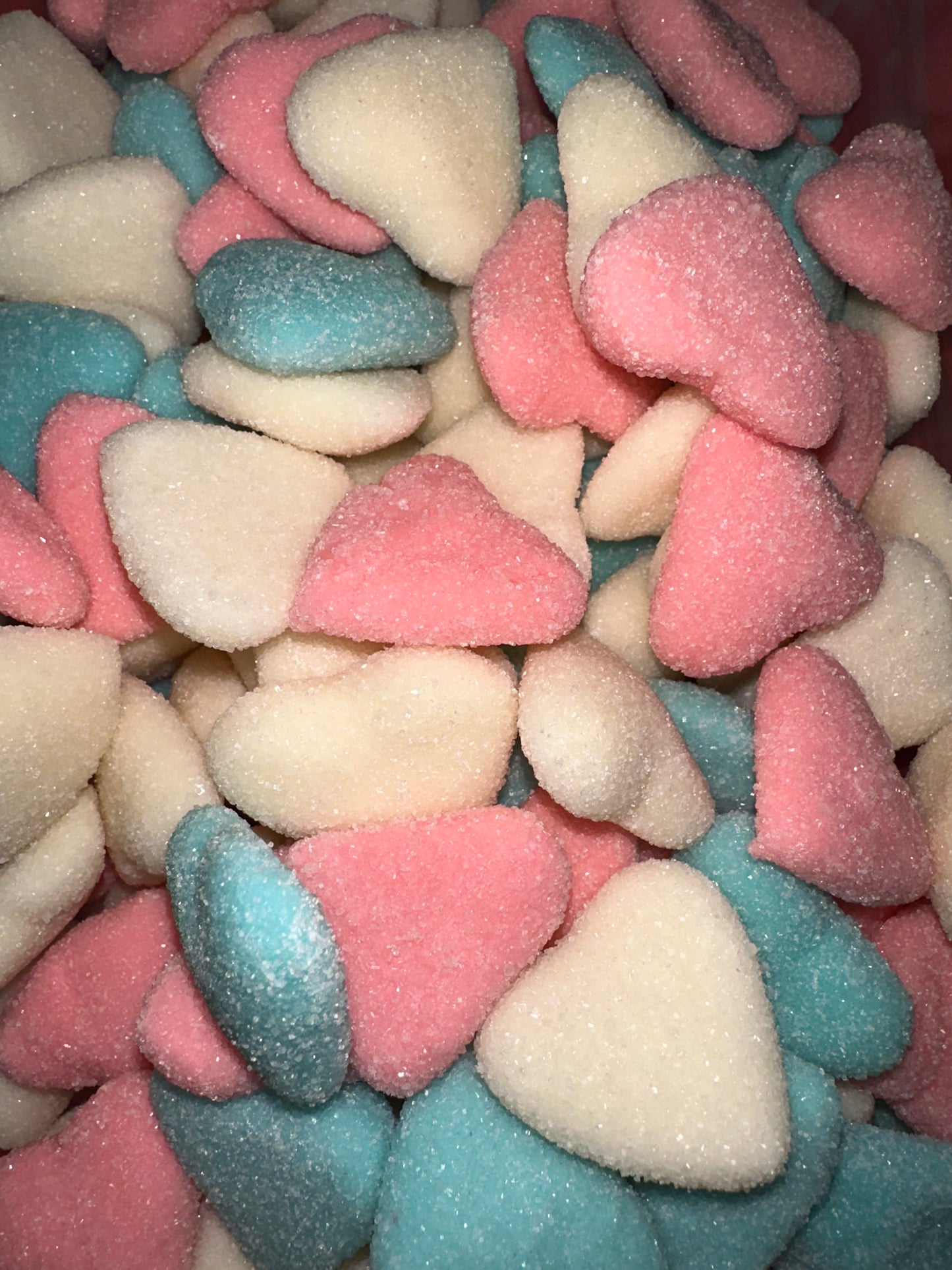 Coeur bleu blanc rouge sucré ( 100g)