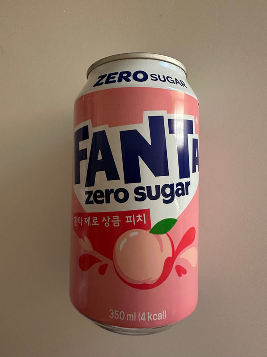 Fanta coréen pêche sans sucre
