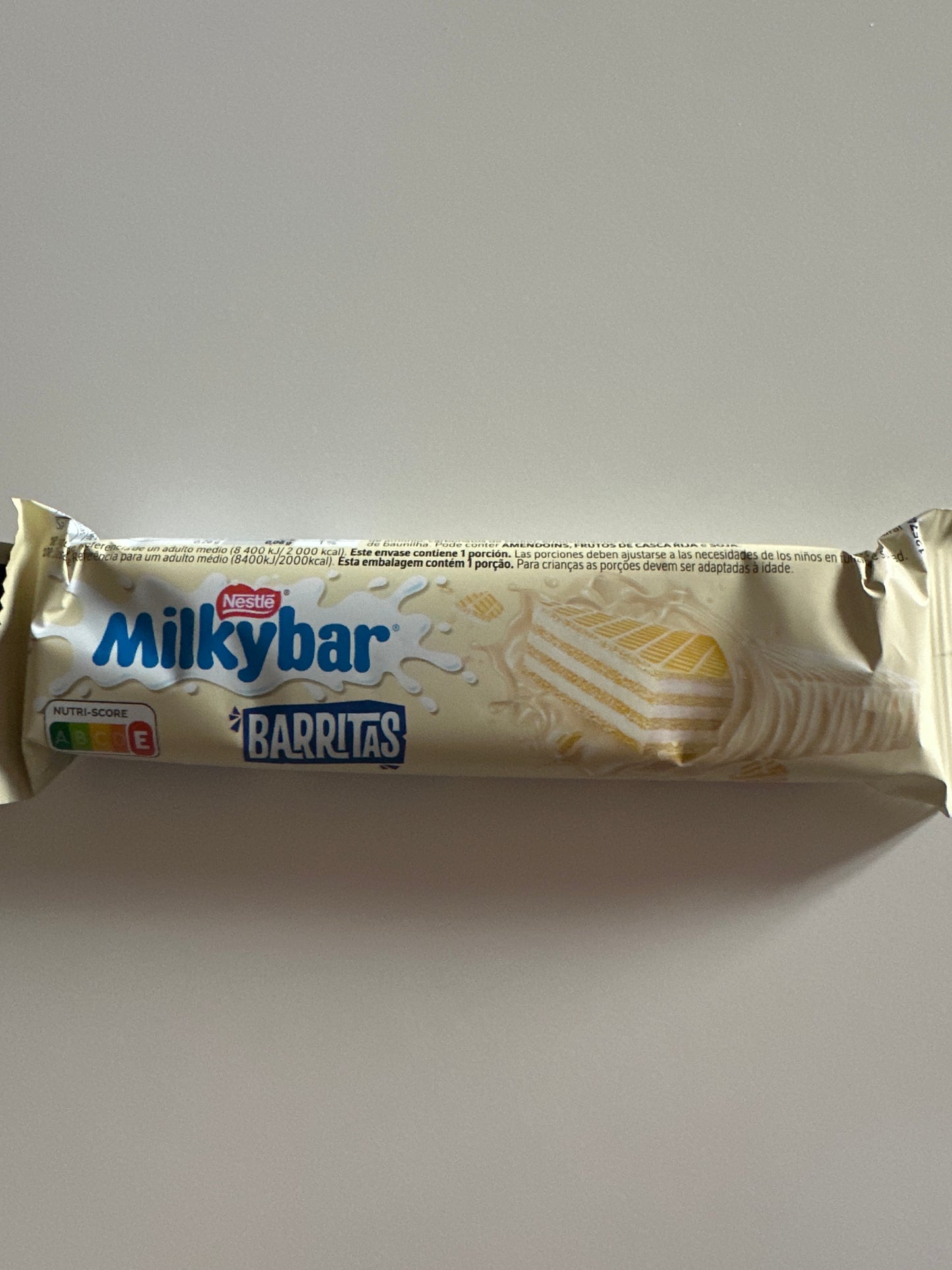 Gaufrette chocolat blanc