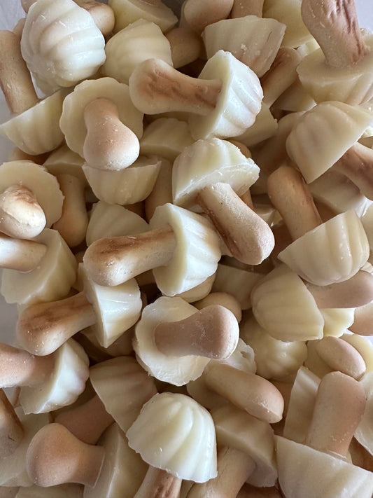 Champignon chocolat blanc ( lot de 10 )