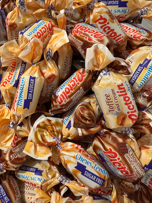 Pictolin tendre caramel , café et chocolat sans sucre (100g)