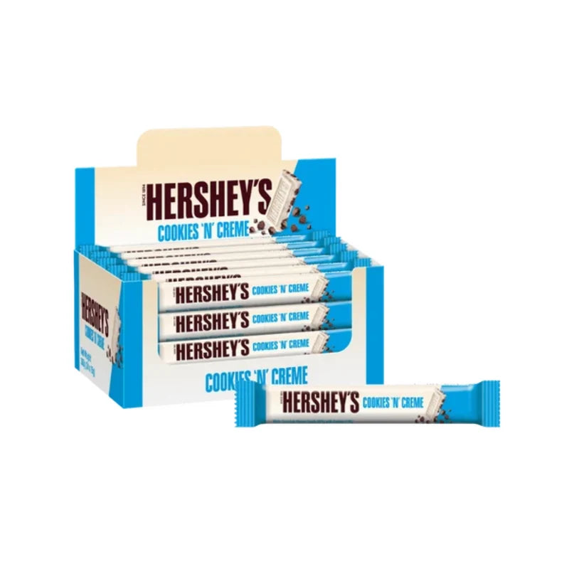 Barre chocolat hershey’s cookie and cream (15g)