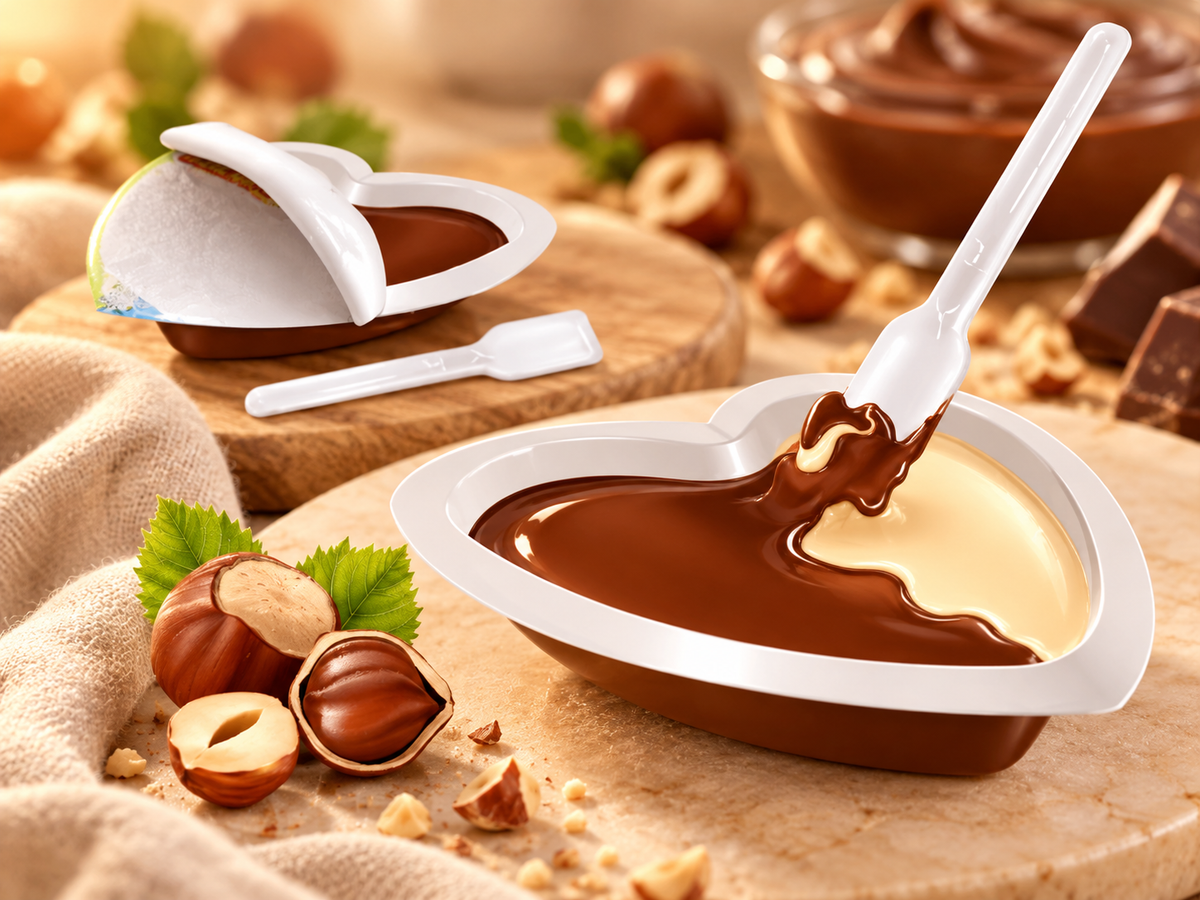 Cœur crème et noisette (unité)