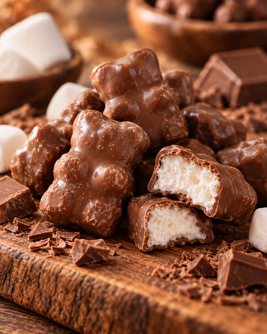 Ourson guimauve chocolat au lait (lot de 5 )