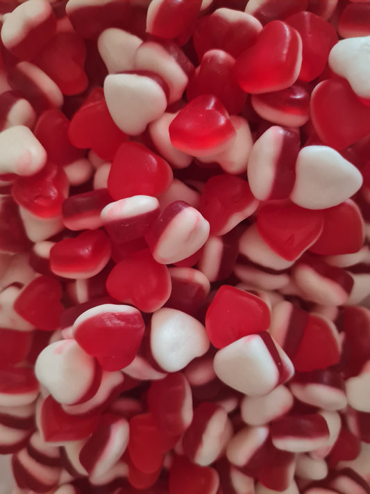Mini cœur crème fraise lisse (100g)